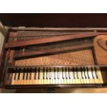 Longman & Broderip (c1780’s) A square piano in a mahogany case on a tray base with a 4 ½ octave