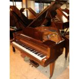 Blüthner (c1932) A 4ft 11in Style 4 grand piano in a bright mahogany case on square tapered legs.
