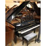 Bechstein (c1924) A 6ft 88-note Model A1 grand piano in an ebonised case on square tapered legs;