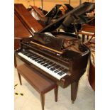 Grotrian Steinweg (c1937) A 4ft 8in Model 140 grand piano in a mahogany case on square tapered legs;