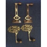 Piano Sconces Eleven complete pairs of sconces (piano candlesticks),