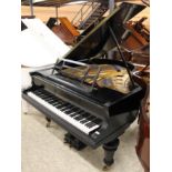 Blüthner (c1906) A 5ft 9in Model V grand piano in a rosewood case on turned fluted legs.