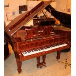 Steinway (c1912) A 5ft 10in New York Model O grand piano in a bright bubinga wood case on square