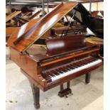 Steinway (c1914) A 5ft 10in Model O grand piano in a rosewood case on square tapered legs.