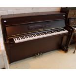 Yamaha (c1965) A 110cm Model M1A upright piano in a satin mahogany case.