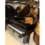 Grotrian Steinweg (c1964) A 6ft 1in Model 185 grand piano in a bright ebonised case on square