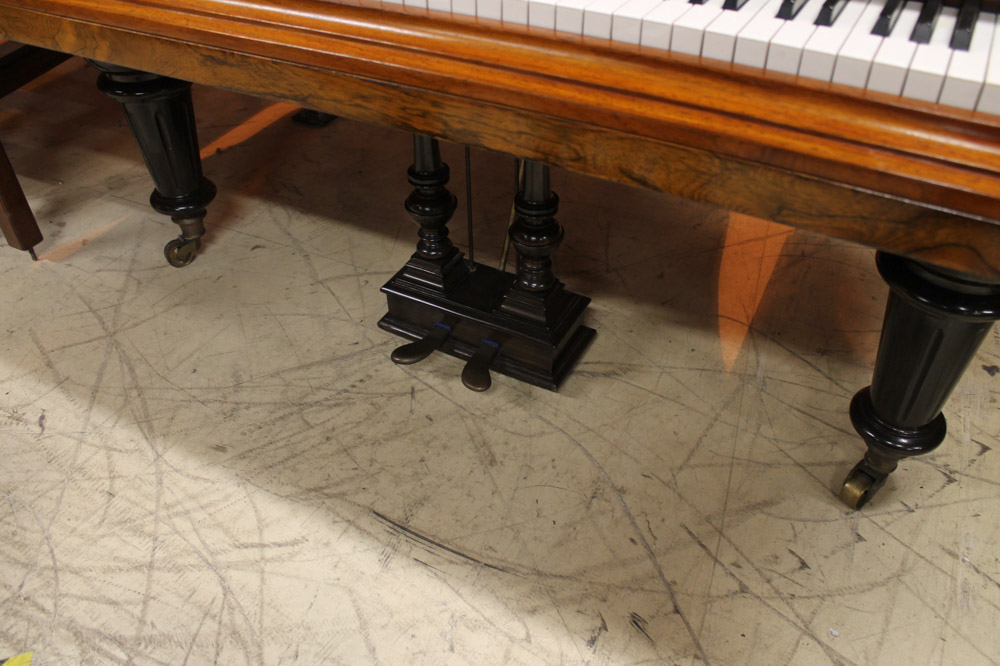 Blüthner (c1898) A 6ft 3in grand piano in a rosewood case on turned legs; together with 2 stools. - Image 4 of 4