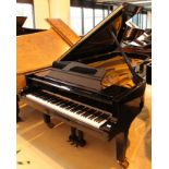 Grotrian Steinweg (c1992) A 9ft concert grand piano in a bright ebonised case on square tapered