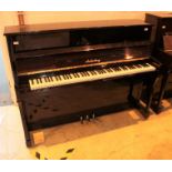 Ascherberg (c2004) A 116cm upright piano in a bright ebonised case.