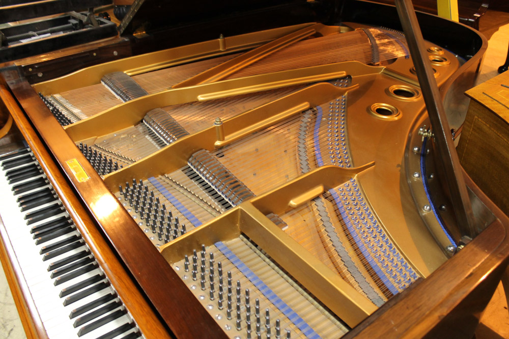 Blüthner (c1898) A 6ft 3in grand piano in a rosewood case on turned legs; together with 2 stools. - Image 2 of 4