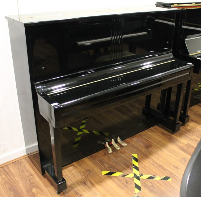 Kawai (c1967) A Model KS-1 upright piano in a bright ebonised case. - Image 2 of 5