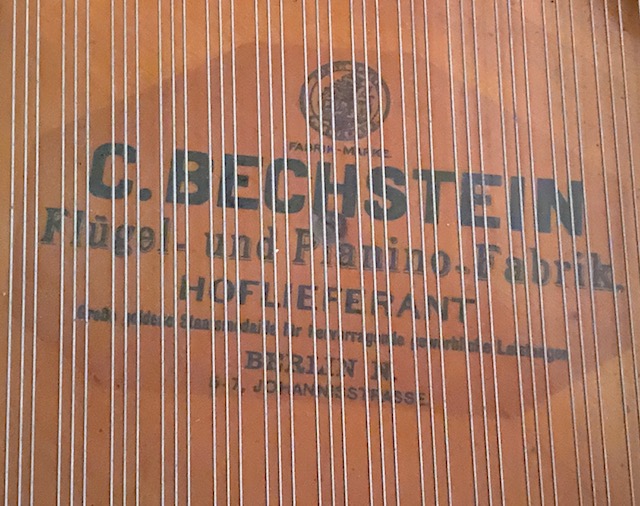 Bechstein (c1925) A 6ft 7in Model B grand piano in a re-polished rosewood case on turned octagonal - Image 6 of 7