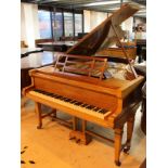 Blüthner (c1903) A 6ft 3in Model 6 Aliquot strung grand piano in a Sheraton style satinwood and