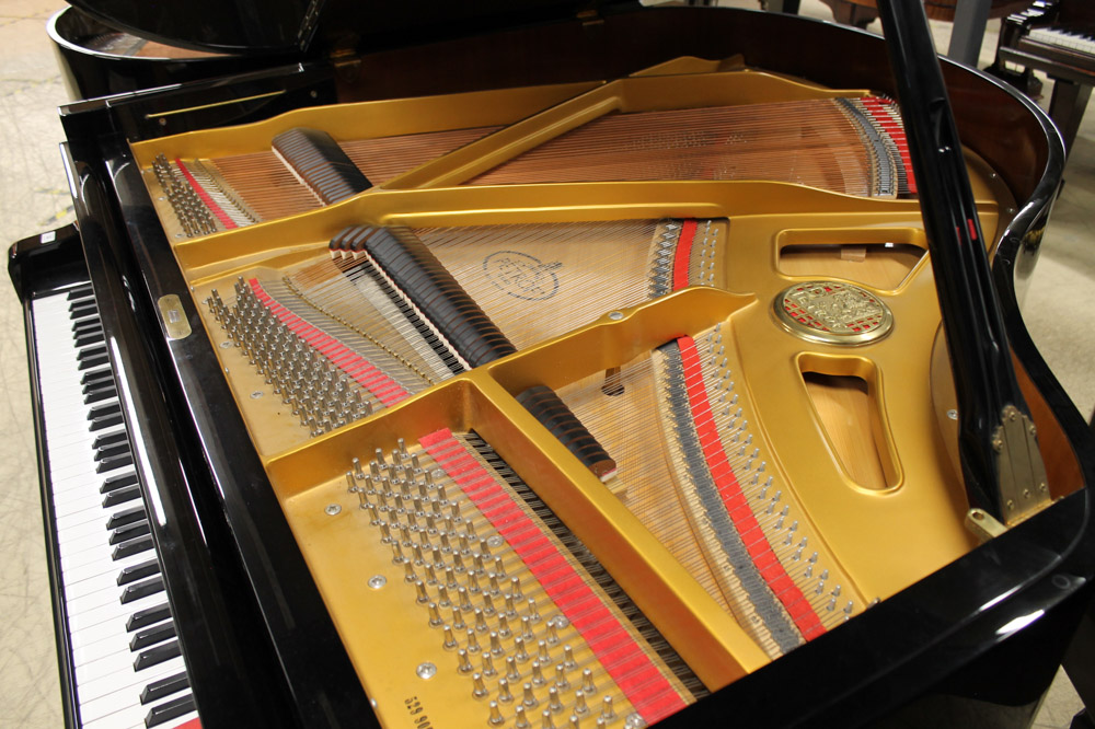 Petrof No (c1994) A 5ft 1in Model V grand piano in a bright ebonised case on square tapered legs - Image 2 of 4