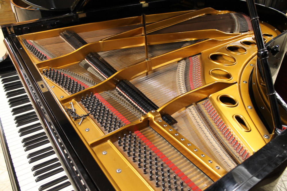 Bösendorfer (c1920's) A 6ft 7in 200cm grand piano in an ebonised case on square tapered legs. - Image 4 of 11