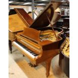 Steinway (c1928) A 6ft 2in 88-note Model A grand piano in a mahogany case on square tapered legs.
