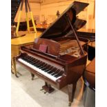 Bosendorfer (c1971) A 6ft 7in grand piano in a bright mahogany case; together with a stool.