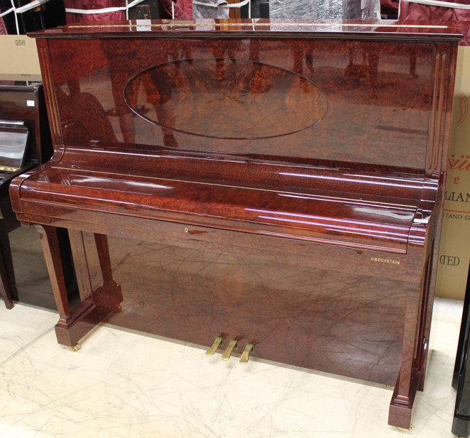 Bechstein (c2001) A Model Concert 8 upright piano in a vavana burl wood case - Image 2 of 5