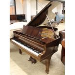 Steinway (c1929) A 5ft 7in Model M grand piano in a mahogany case on square tapered legs.