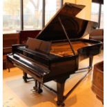 Grotrian Steinweg (c1981) A 9ft Model 275 grand piano in an ebonised case on square tapered legs.