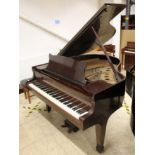 Steinway (c1937) A 5ft 1in Model S grand piano in a mahogany case on square tapered legs;