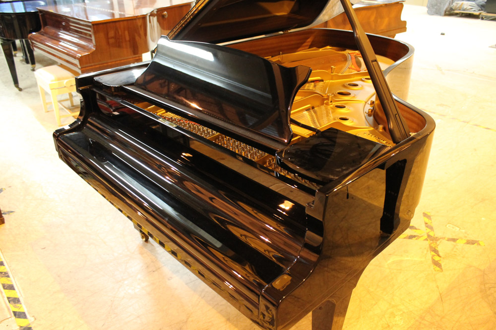 Steinway (c1988) LATE ENTRY A 6ft 11in Model B grand piano in a bright ebonised case on square - Image 3 of 5