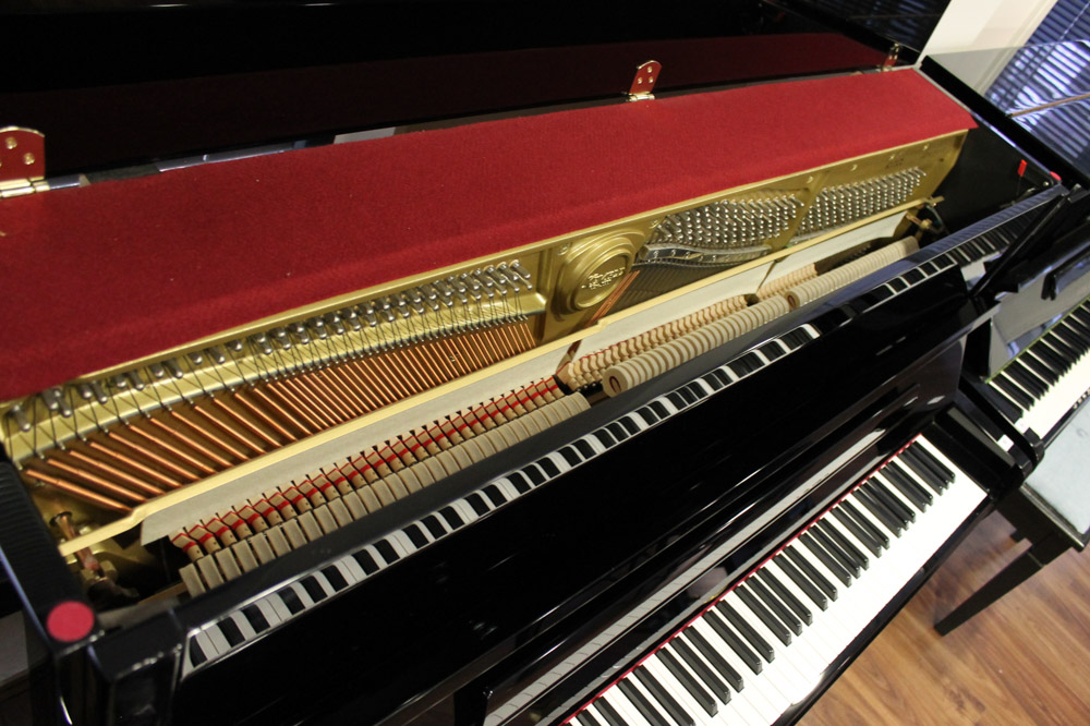 Kemble (c2014) A Model K121CL upright piano in a bright ebonised case. - Image 2 of 4