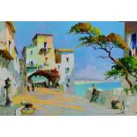 Cecil Rochfort D'Oyly John (1906-1993)+ 'Santa Margarita' Oil on canvas Signed lower right 45cm x