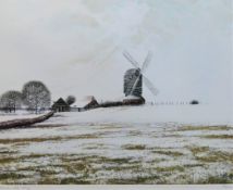 THIS LOT HAS BEEN WITHDRAWN Paul Bisson (b 1938)+ 'Rolvenden Hill' Limited edition print Signed