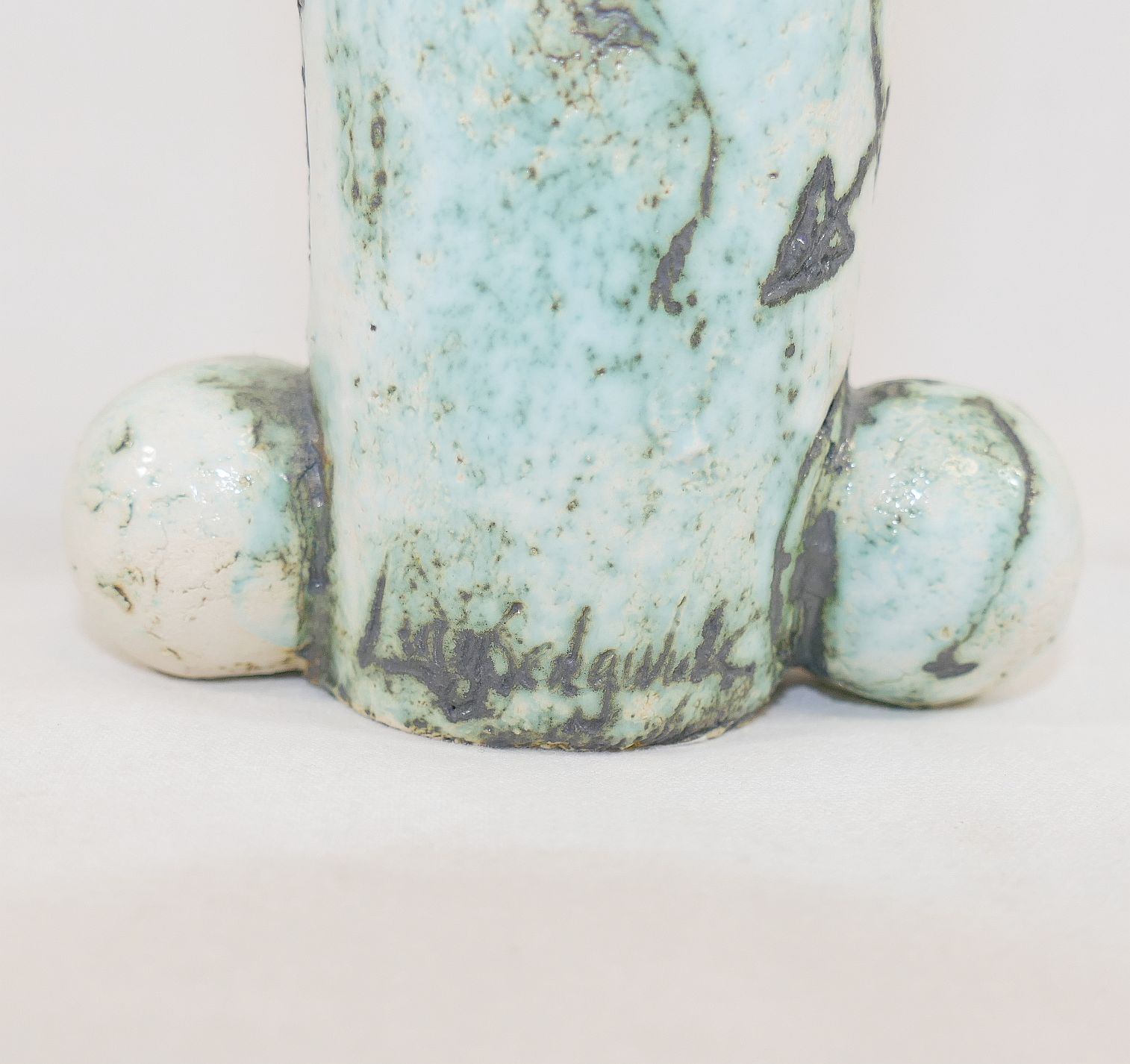 Lucy Sedgwick (20th/21st Century British)+ Phallic pottery sculpture entitled 'Hello Sailor', 28. - Image 3 of 3