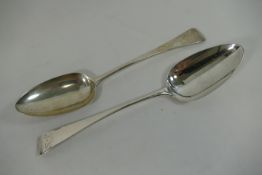 A George III silver old English pattern table spoon, London 1815 by James Lloyd,