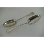 A George III silver old English pattern table spoon, London 1815 by James Lloyd,