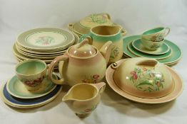 A quantity of assorted Susie Cooper dinner and tea ware, including a hand painted tureen,