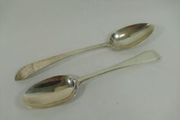 A George III Irish silver old English pattern table spoon, Dublin 1770 by John Craig,