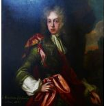 Follower of Sir Peter Lely Portrait of Montague Cholmeley* Oil on canvas,