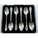 A set of six Victorian silver coffee spoons, London 1870, combined weight 1.4ozt, 43.