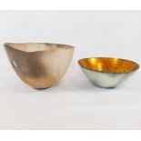 Ann Hyde-Harrison (20th/21st Century British)+ Ceramic lustre bowl, initialled to base,