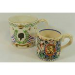 A Dame Laura Knight mug commemorating the coronation of King George VI and Queen Elizabeth,