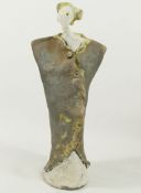 Judith Blythe (20th/21st Century British)+ A pottery figure, 23cm high,