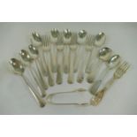 A quantity of American silver coloured metal 'Courtship' pattern cutlery by the International