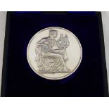 The Worshipful Company of Musicians, silver presentation medallion, awarded to Miss Muriel Foster,
