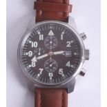 Orvis, a modern chronograph watch of military design Swiss, boxed.