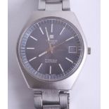 Tissot, a gents stainless steel Tissonic, electronic wristwatch.