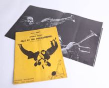 Two Norman Granz jazz concert programmes dating from 1956 (German) and 1960 (Fourth British Tour).