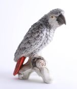 Goebel German porcelain figure of a parrot, height 22cm