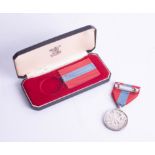 Imperial Service Medal awarded to Albert Ernest Bishop, cased.