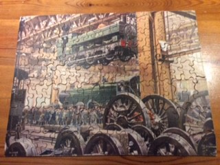 Chad Valley, G.W.R jigsaw puzzle approx 150 pieces, boxed 'G.W.R Locomotives in the Making' ( - Image 2 of 4