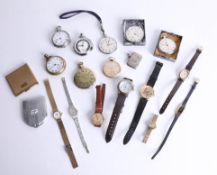 Collection of various general wristwatches and pocket watches to include Oris, Smiths Kendal