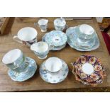 A small collection of china wares to include Staffordshire fine china, Aynsley etc.