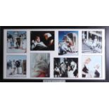 Set of eight rare pictures of Marilyn Monroe, Tony Curtis and Walter Matthau, on the set of 'Some